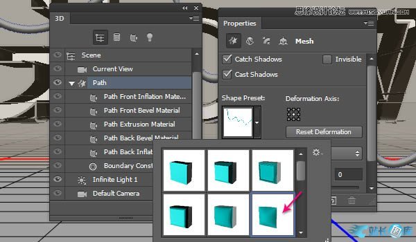 Photoshop绘制超酷的3D门牌艺术字教程,PS教程,站长图库