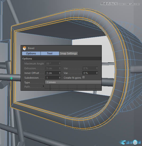 Photoshop结合C4D制作三维立体艺术字,PS教程,站长图库