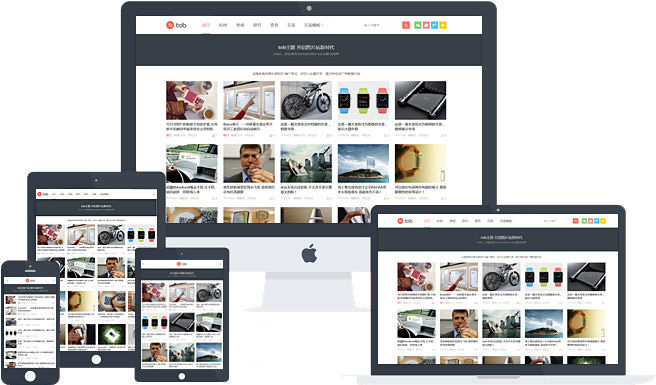 大前端 TOB 0.5 WordPress模板 漂亮大气自适应多终端多功能